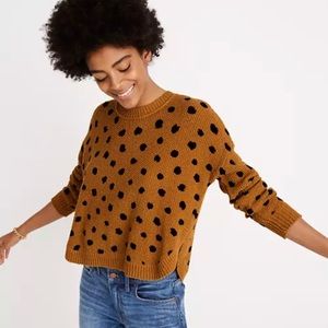 Madewell Painted Spots Pull Over Sweater